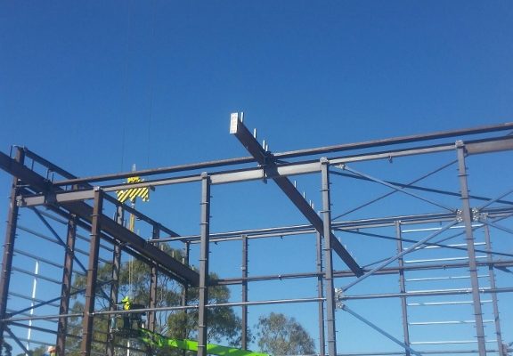 Westfield Kotara steel install